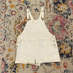 Old Navy Cream Denim Overalls